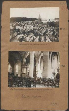Bapaume vor der Zerstörung