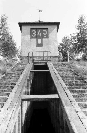 Niedrigwasser des Rheins.