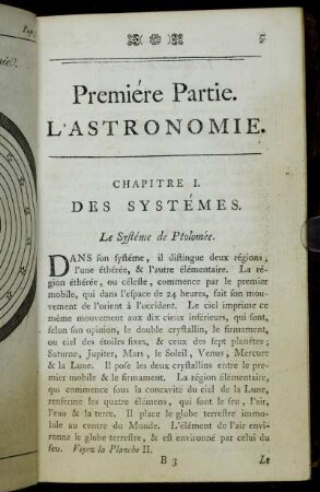 Premiére Partie. L'Astronomie.