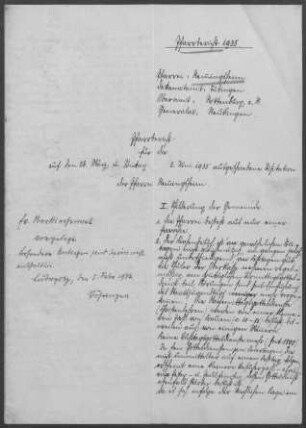 Remmingsheim: Pfarrbericht 1935