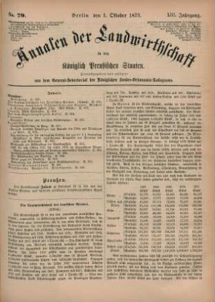 No. 79. Berlin, den 1. Oktober 1873. XIII. Jahrgang.