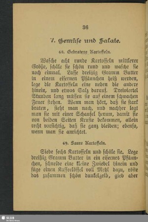 V. Gemüse und Salate