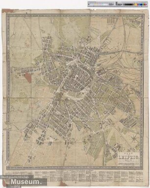 Plan von Leipzig
