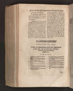 [Observatio LXXI. - Observatio XCVII.]