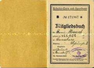 Mitgliedsausweis des Arbeiter-Turn- und Sportbundes