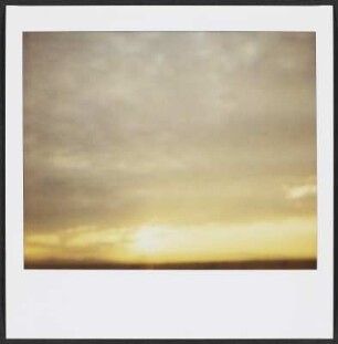 Sonnenuntergang über Mahlberg