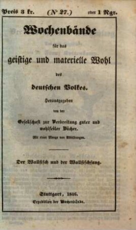 Der Wallfisch und Wallfischfang
