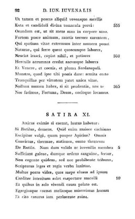 Satira XI.