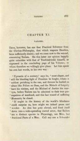 Chapter XI. Tailors