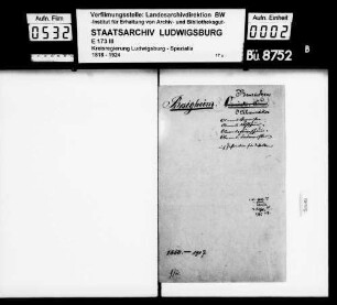 Oberamtsbaumeister und sonstige Körperschaftsbeamte, Oberamt Besigheim