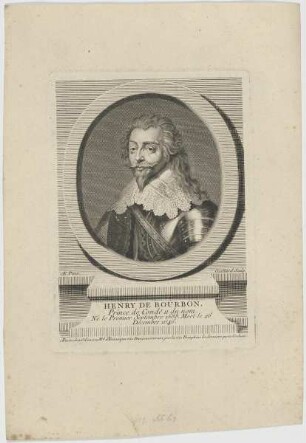 Bildnis des Henry de Bourbon, Prince de Condé