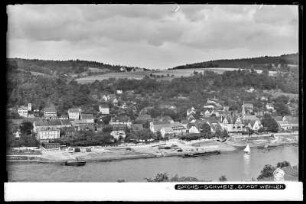 Blick auf Wehlen an der Elbe