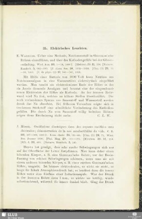 35. Elektrisches Leuchten