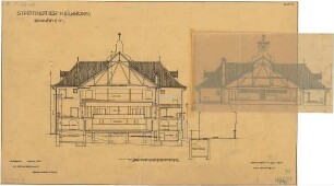 Fischer, Theodor; Heilbronn; Stadt-Theater - 1. Variante (Schnitt)
