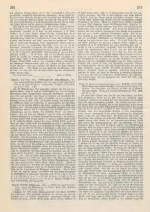 291-292 [Rezension] Kinzler, Adolf, Selecta patrum latinorum