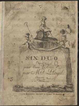 Six duo concertans pour deux violons : Oeuvre V [hs ergänzt zu:] VI