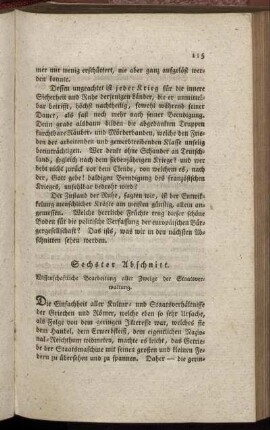 Sechster Abschnitt. Wissenschaftliche Bearbeitung aller Zweige der Staatsverwaltung