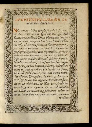 Augustinus Lib. 8. De Civitate Dei capite ultiomo.