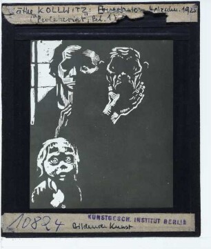 Kollwitz, Erwerbslos (Blatt 1 des Zyklus "Proletariat") (Druck, Kn 215 X)