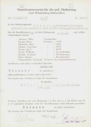 Heimann, Berhard