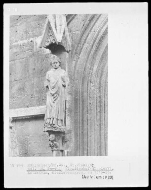 Heiliger Bischof (der heilige Blasius?)