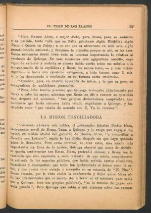 La misión conciliadora