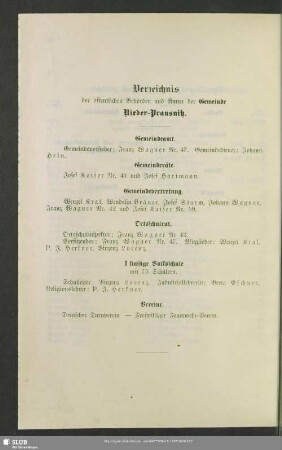 Gemeinde Nieder-Prausnitz