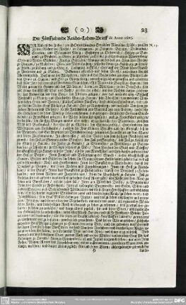 N.15. Der fünffzehende Reichs-Lehen-Brieff de Anno 1603