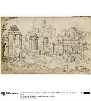 Das Forum Romanum vom Palatin aus