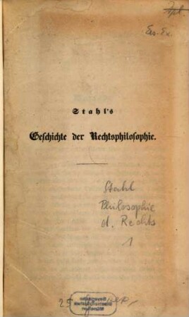 Geschichte der Rechtsphilosophie