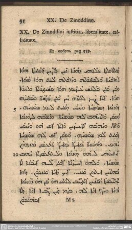 XX. De Zinoddini iustitia, liberalitate, calliditate. Ex eodem. pag. pag.359.