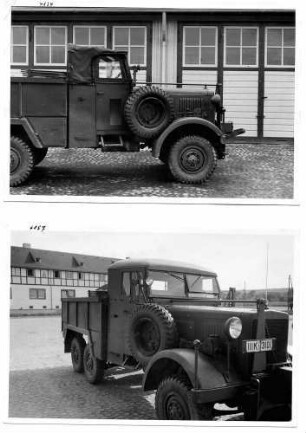 Autobahnmeisterei Kirchheim Kfz mit Vorbauplatte für Räumgeräte