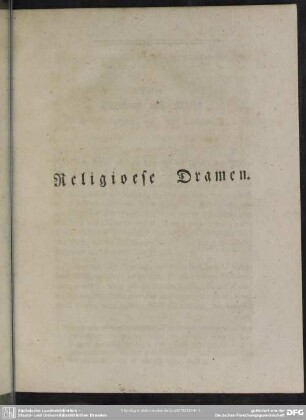 Religioese Dramen