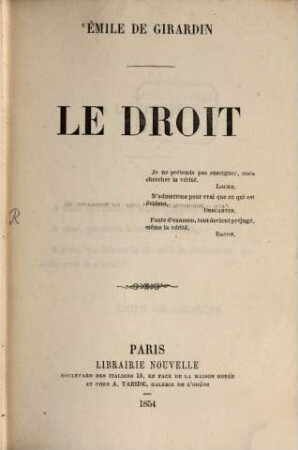 Le Droit