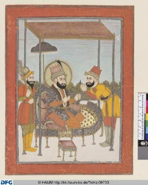 [Nadir Shah im Gespräch]
