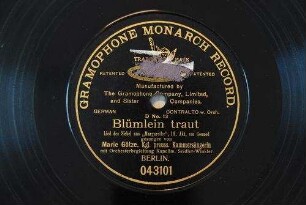 Blümlein traut : Lied des Siebel aus "Margarethe", III. Akt / von gounod