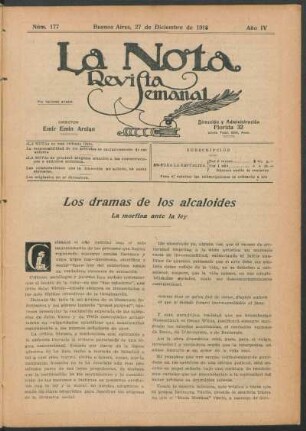Los dramas de los alcaloides : La morfina ante la ley