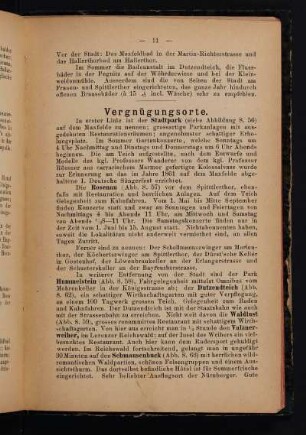 Vergnügungsorte.