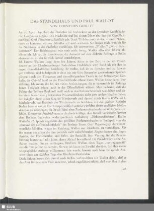 Das Ständehaus Und Paul Wallot