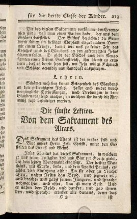 213-218, Die fuenfte Lektion