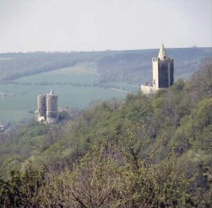 Saaletal. Rudelsburg und Burg Saaleck
