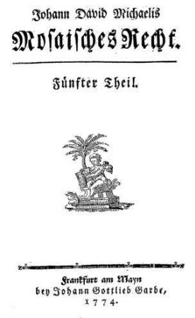 In: Mosaisches Recht ; Band 5
