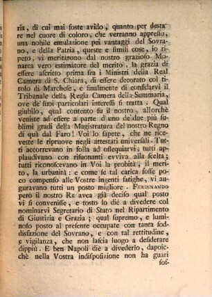 Storia civile, e politica del regno de Napoli, 4. Supplimento alle opere del Pecchia che contiene diverse consulte ... dell'illustre marchese signor D. Saverio Simonetti