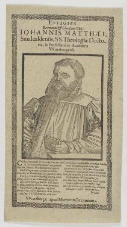 Bildnis des Johann Matthesius