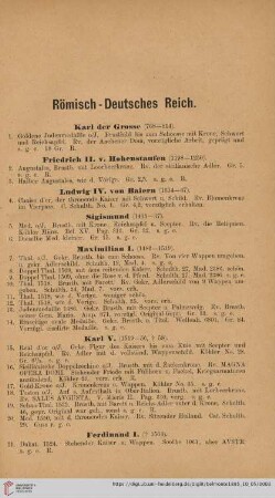 Römisch-Deutsches Reich (Nr.1-7798)