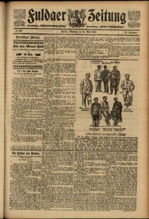 Zweite Ausgabe vom Dienstag, den 29. Mai 1906.