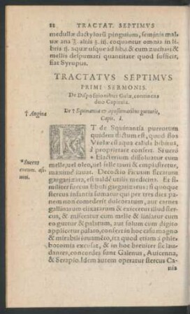 Tractatus Septimus Primi Sermonis.