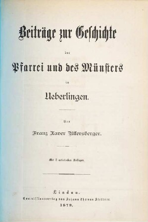 Schriften des Vereins für Geschichte des Bodensees und seiner Umgebung. 9, 9. 1879