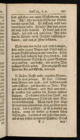 297-306, II. Unsere Busse recht angehen ...