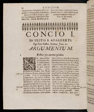 88-115, Concio I. - Concio III.